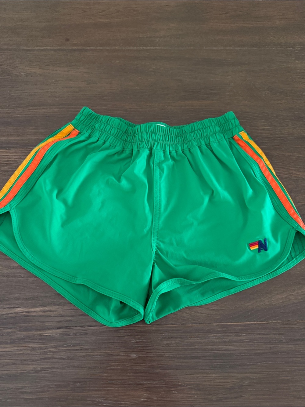 Green Aviator Nation Shorts